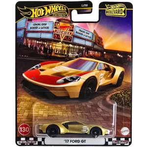 Hot Wheels Premium Boulevard – 17 Ford GT (Metal/Metal, Real Riders)