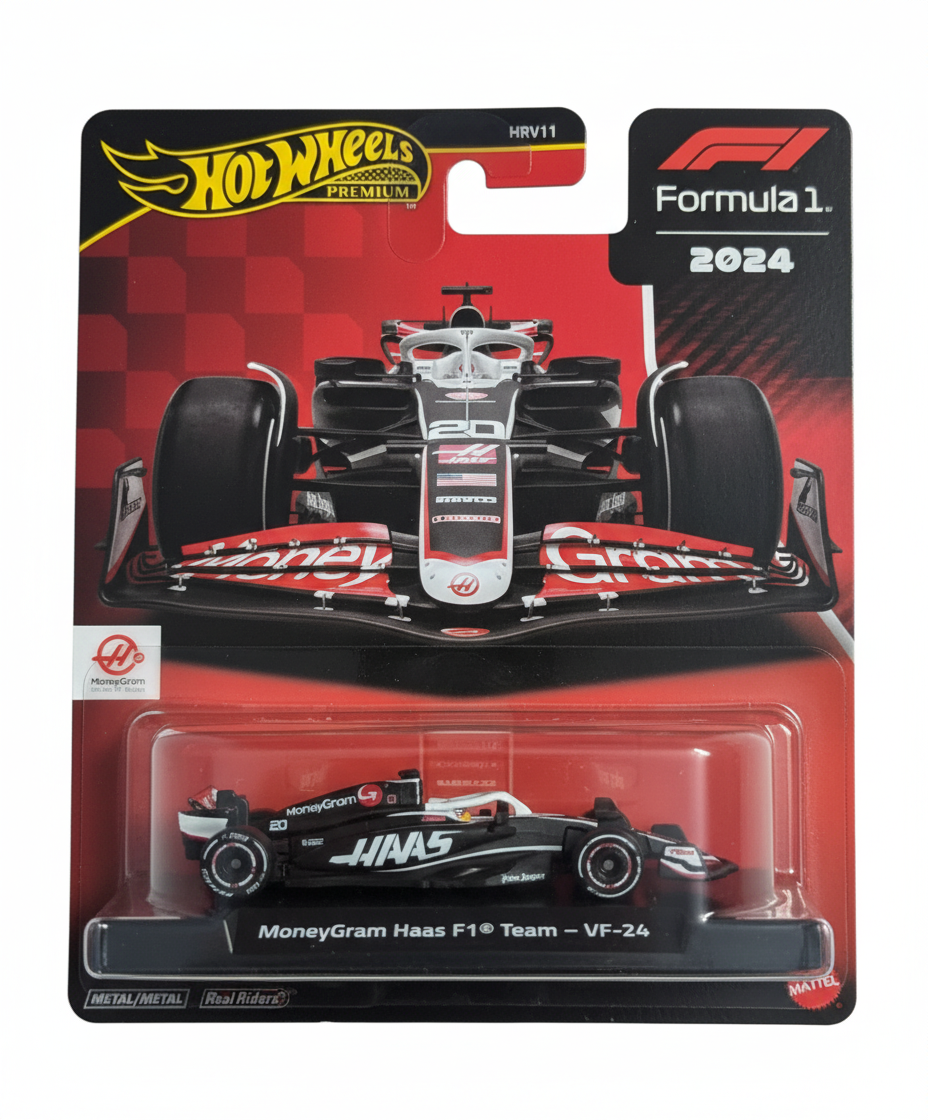 Hot Wheels Premium – MoneyGram Haas F1 Team VF-24 | Formula 1 2024 Edition