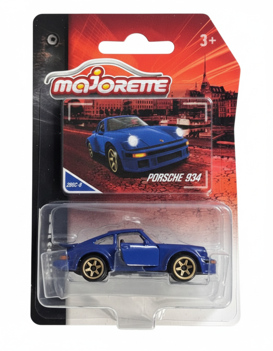 Majorette – Porsche 934 (Blue) | Die-Cast Model Car | 286C-8