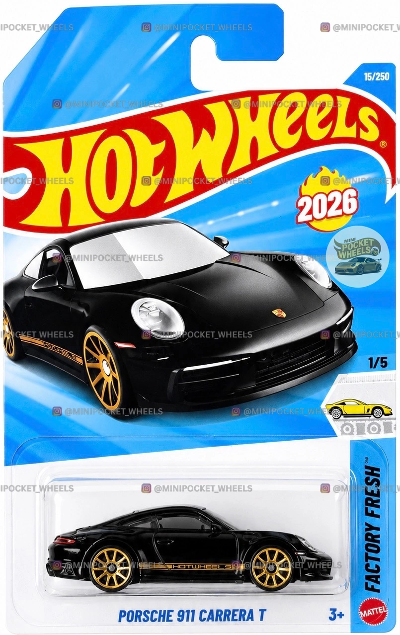 PORSCHE 911 CARRERA T (BLACK)