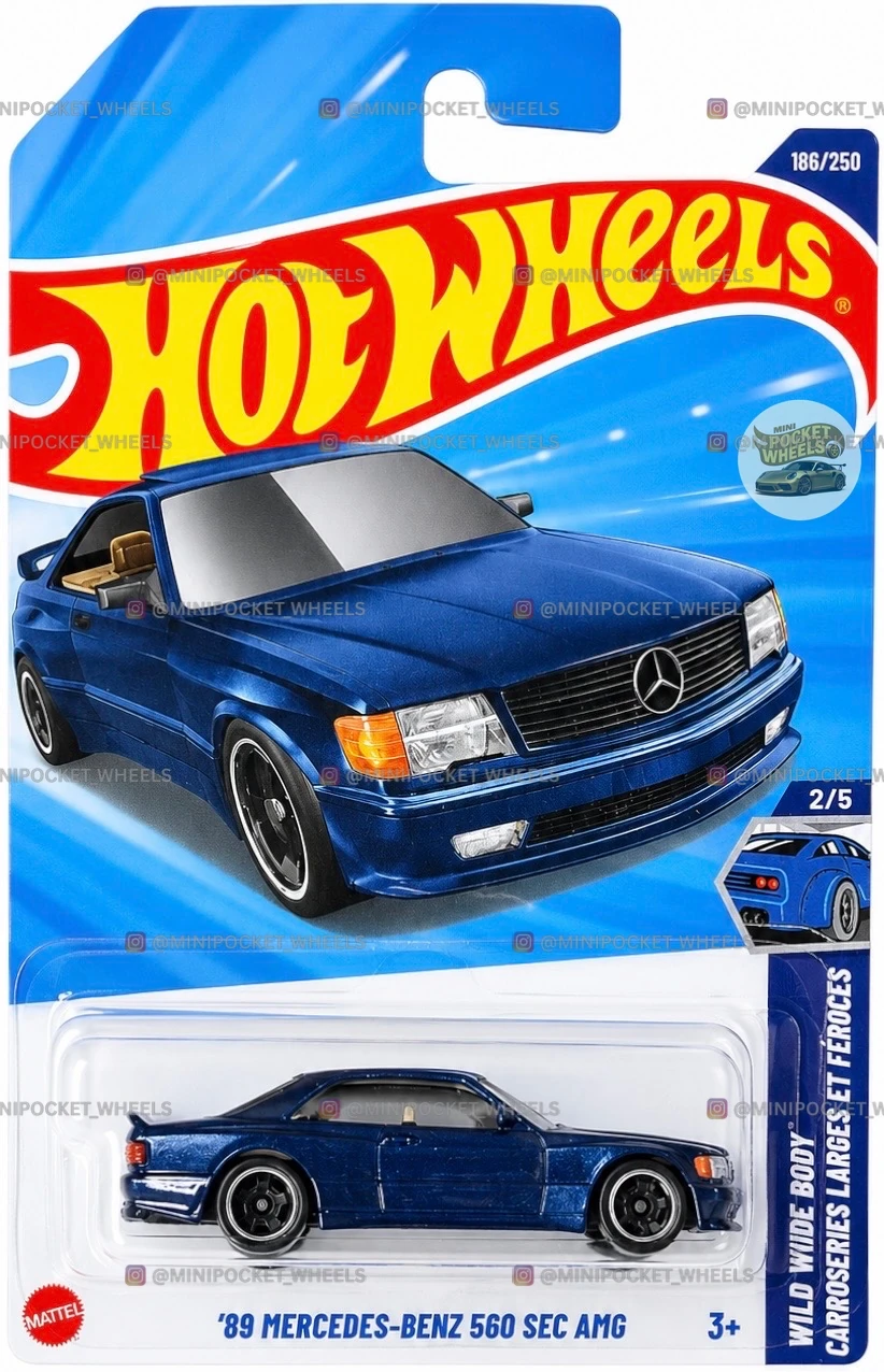 89 MERCEDES BENZ 560 SEC AMG (BLUE)