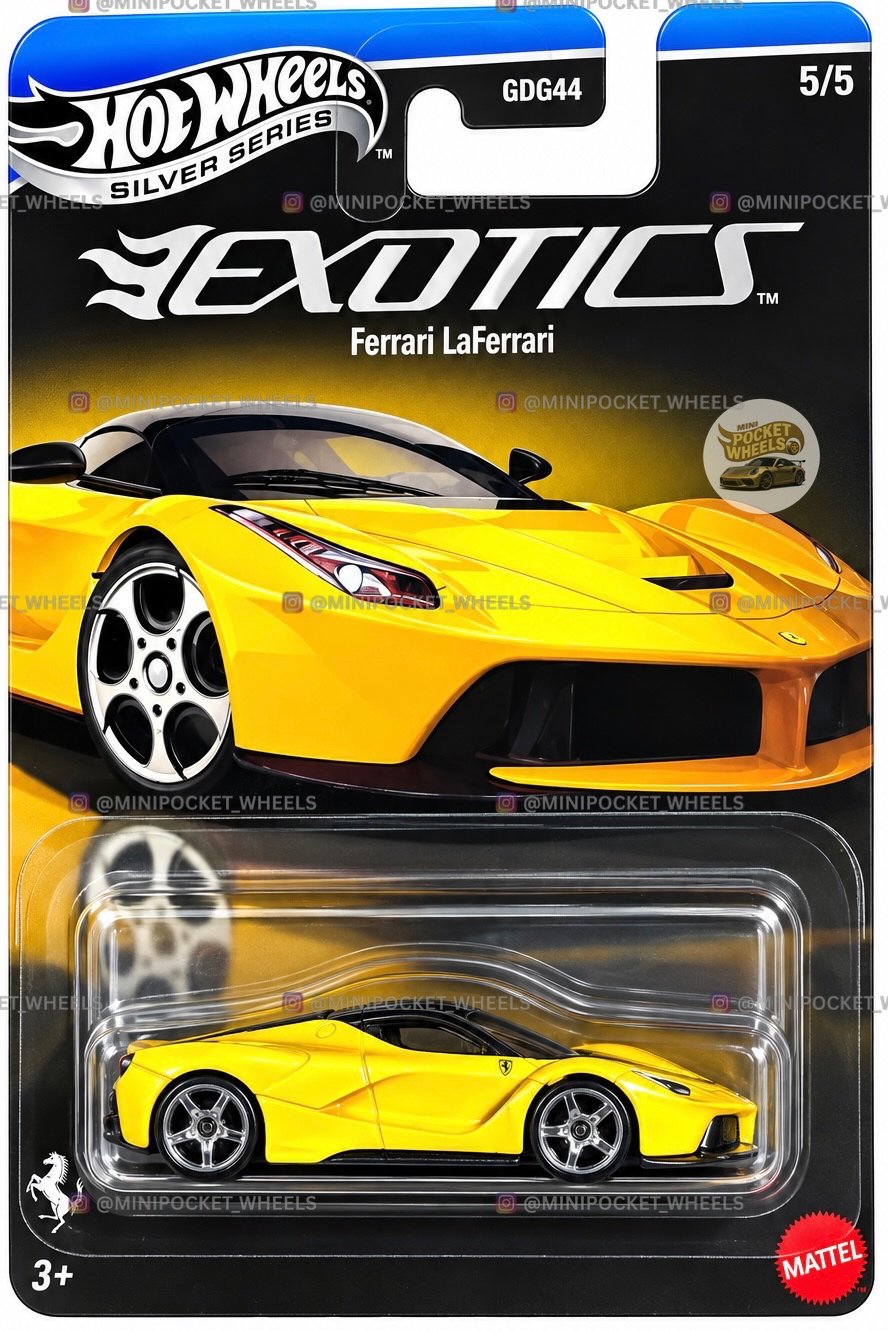 FERRARI LA FERRARI- SILVER SERIES -YELLOW