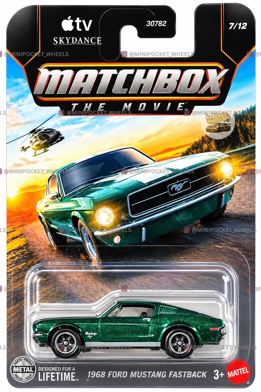 1968 FORD MUSTANG FASTBACK (GREEN)